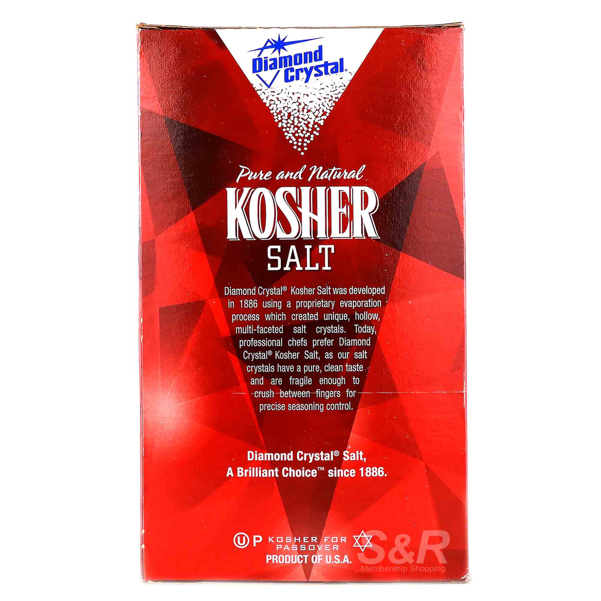 Diamond Crystal Pure And Natural Kosher Salt 48oz